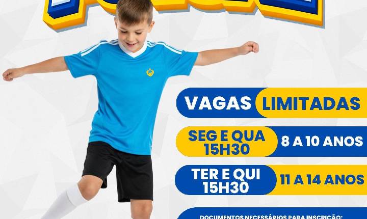 Prefeitura de Araxá abre inscrições para aulas de futsal no CRAS Bom Jesus