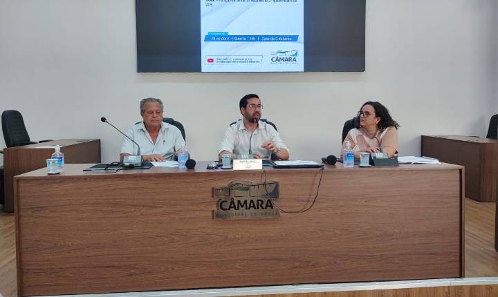 UPA, SAMU e internações por gripe: como foi a audiência pública da Secretaria de Saúde na Câmara