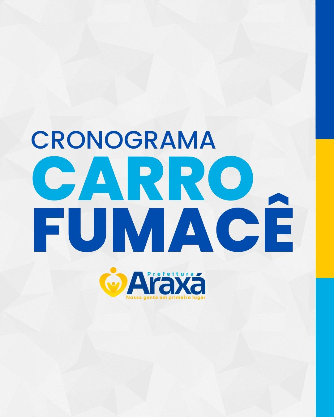Cronograma Fumacê - 1° DE ABRIL – TERÇA-FEIRA