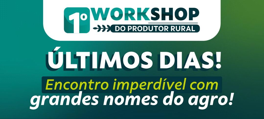 Garanta sua vaga: últimos dias para se inscrever no 1º Workshop do Produtor Rural em Araxá