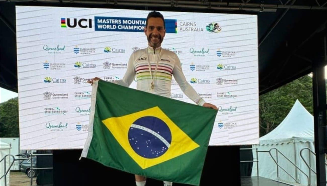 Hexa da CiMTB, Rubens Valeriano é campeão mundial na Austrália