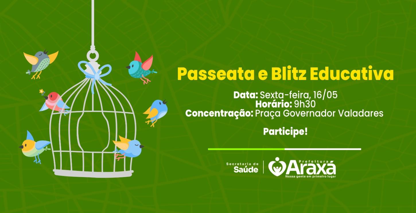 Prefeitura de Araxá realiza ações em prol do Dia Nacional da Luta Antimanicomial