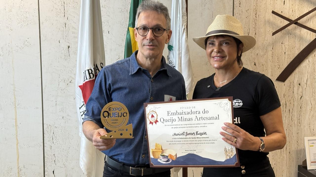 Governo de Minas nomeia Maricell Hussein como Embaixadora do Queijo Minas Artesanal