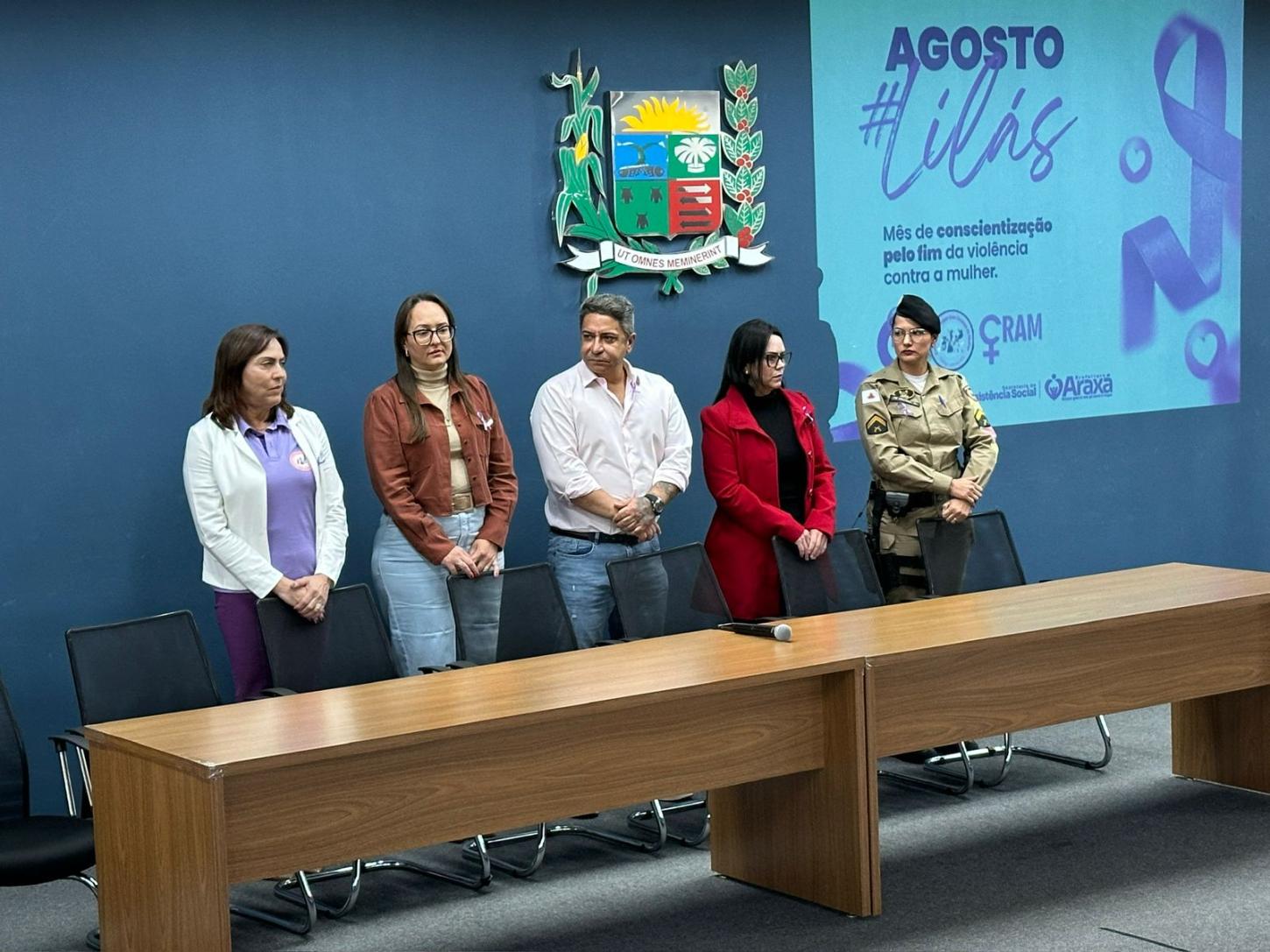 Araxá lança Campanha Agosto Lilás com ações integradas pelo fim da violência contra a mulher