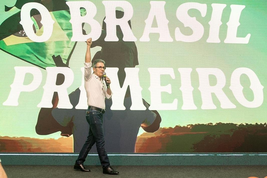 Governador Romeu Zema, natural de Araxá, lança pré-candidatura à Presidência da República em 2026