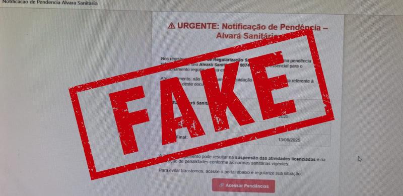 Nota de Esclarecimento – Alerta de Golpe