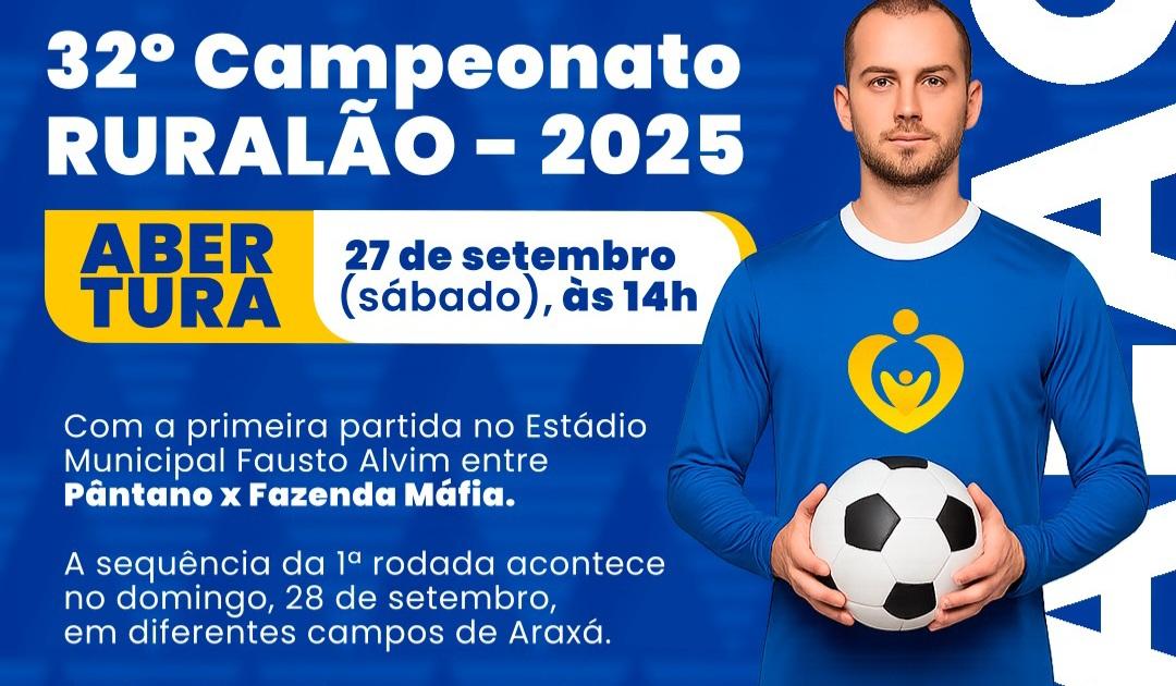 Prefeitura de Araxá abre oficialmente o 32º Campeonato Ruralão no próximo sábado
