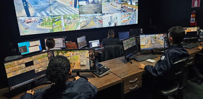 Central de Videomonitoramento contribui para resolução eficiente de crimes e infrações em Araxá