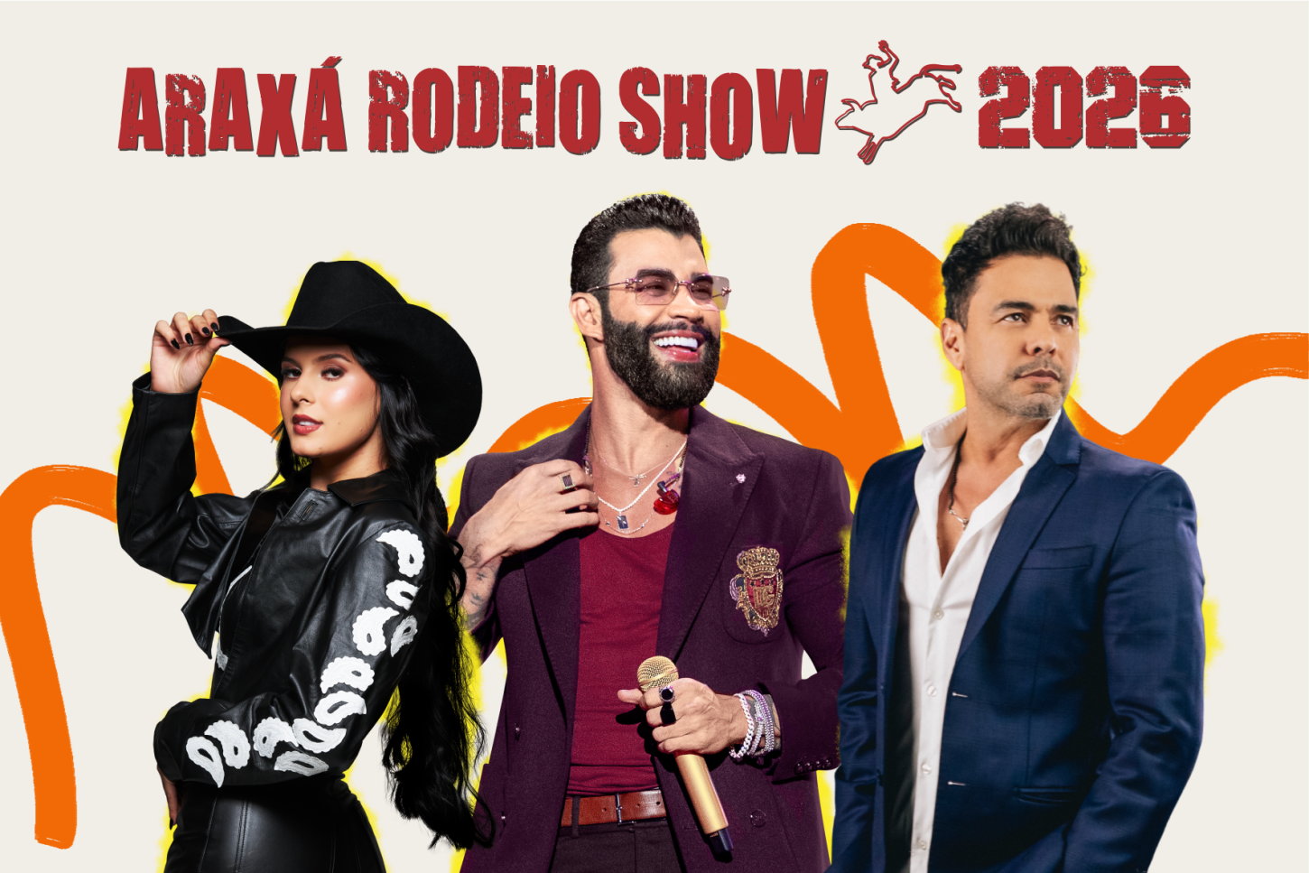 Araxá Rodeio Show anuncia Gusttavo Lima, Ana Castela e Zezé Di Camargo em 2026