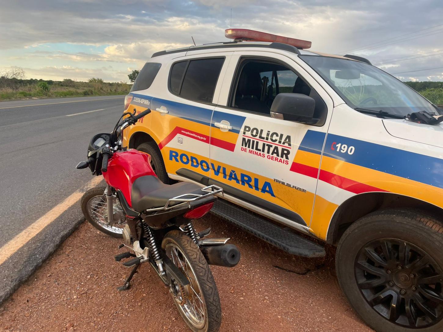 Menor embriagado é apreendido conduzindo moto adulterada na BR-146