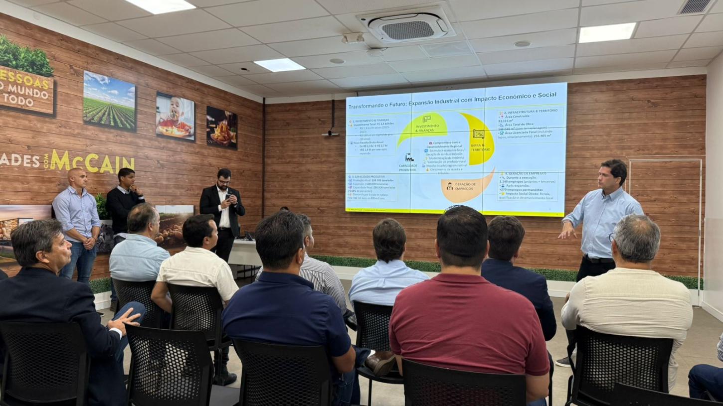 Prefeitura de Araxá participa de anúncio de expansão da McCain e reforça compromisso com desenvolvimento da cidade