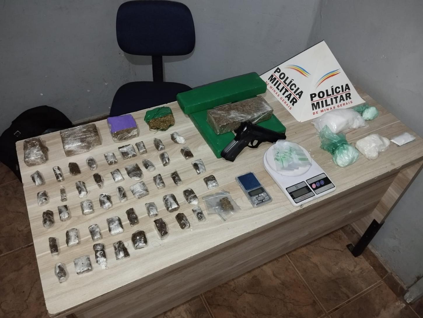 Três jovens presos durante ação da PM em Araxá