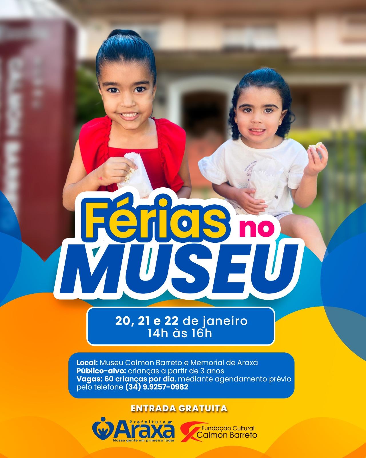 Fundação Cultural Calmon Barreto realiza o projeto “Férias no Museu” na próxima semana; inscrições estão abertas