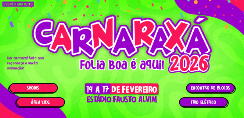 CarnAraxá 2026 amplia programação com parcerias público-privadas e patrocínio direto de empresas