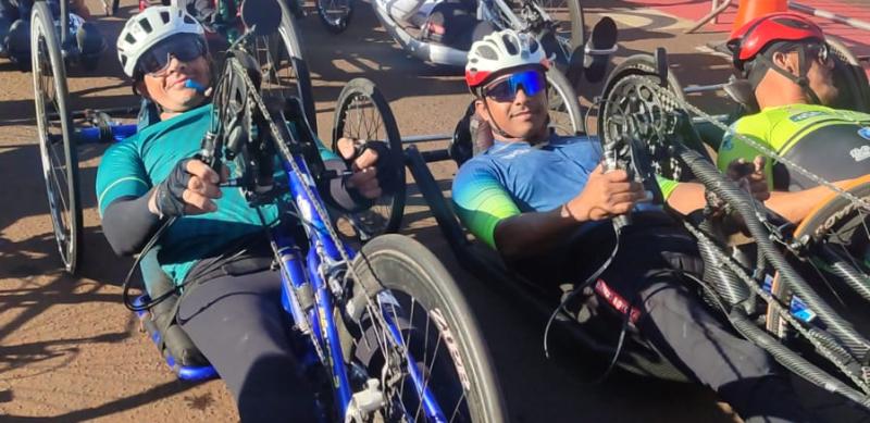 Atleta paralímpico de Araxá conquista sétimo lugar em GP de ciclismo em São Paulo com apoio da Prefeitura