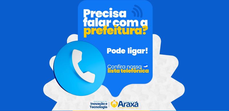 Prefeitura de Araxá instala novas linhas telefônicas com integração à plataforma digital; são mais de 160 contatos