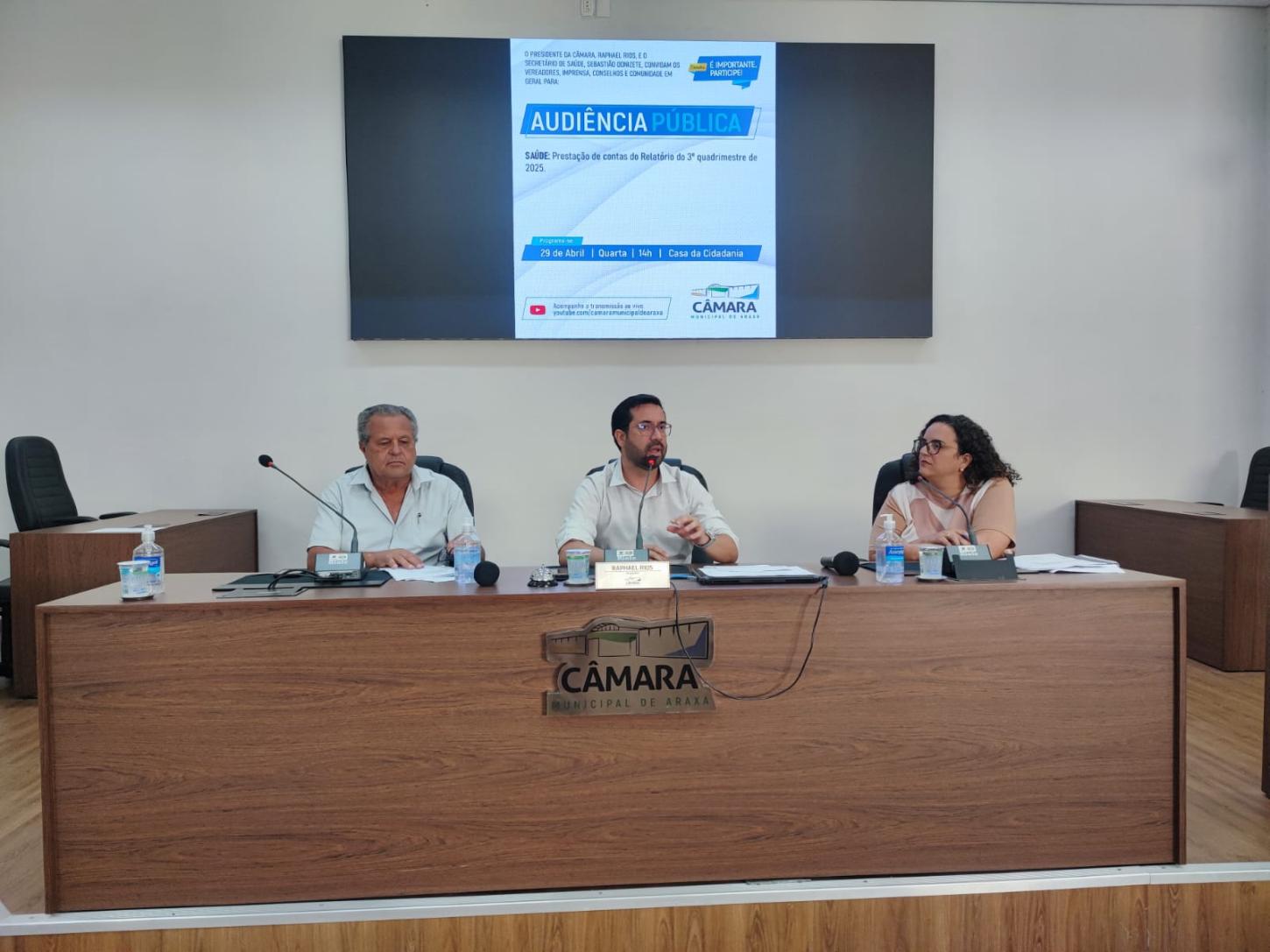 UPA, SAMU e internações por gripe: como foi a audiência pública da Secretaria de Saúde na Câmara